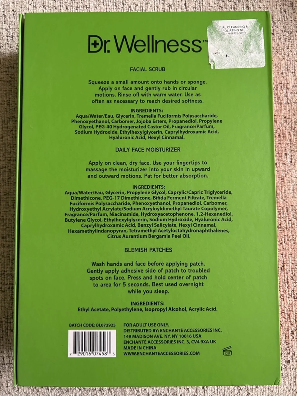 Dr. Wellness Exfoliating Facial Cleanse Set